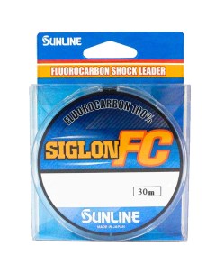 Леска флюорокарбоновая Siglon FC 2020 30 м 0 290 мм прозрачный 5 4 кг new Sunline