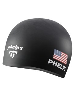 Шапочка для плавания Race 2021 Phelps black white PH Aqua sphere