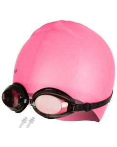 ONLYTOP Набор для плавания очки шапочка цвета микс Onlitop