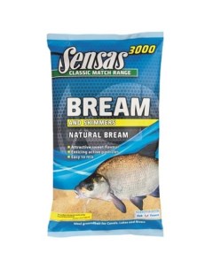 Прикормка 3000 Natural Bream 1000 г натуральный Sensas