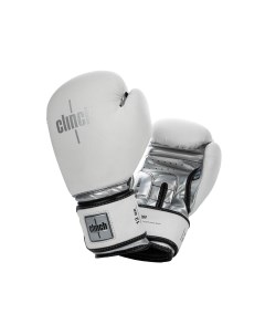 Перчатки боксерские Fight 2 0 бело серебристые вес 12 унций Clinch