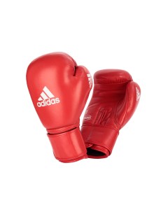 Перчатки боксерские IBA красные вес 12 унций Adidas