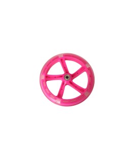 Колесо для самоката cветящееся с подшипниками ABEC 9 200 мм розовое Team race spirit