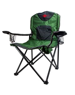Кресло складное 55049 94 50 62 до 120 кг Зелёный Чёрный Mifine