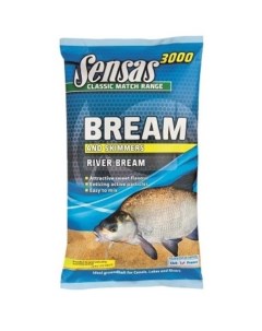 Прикормка 3000 River Bream 1000 г натуральный Sensas