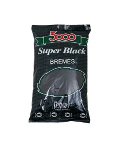 Прикормка 3000 Super Black Bremes 1000 г натуральный Sensas