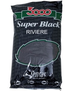 Прикормка 3000 Super Black Riviere 1000 г натуральный Sensas