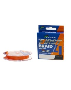 Леска плетеная шнур FIRST BRAID X4 IFBX4100 12 100 м 0 185мм Intech