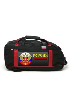 Спортивная сумка Россия 35 литров черная Спорт сибирь
