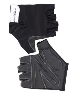 Перчатки для фитнеса черный Q12 XXL unisex кожа Onhillsport