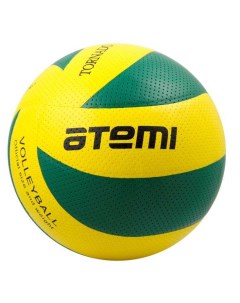 Волейбольный мяч TORNADO 5 белый желтый зеленый Atemi