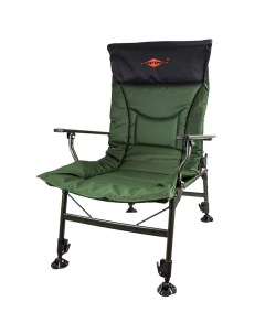 Кресло складное 55011 49 66 94 105 см до 140 кг Зелёный Чёрный Mifine