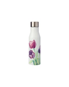 Термос бутылка вакуумная Тюльпаны белый 400 мл Maxwell & williams