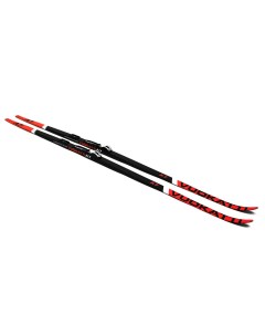 Беговые лыжи 175 см с креплением NNN Step in Wax Black Red без палок Vuokatti
