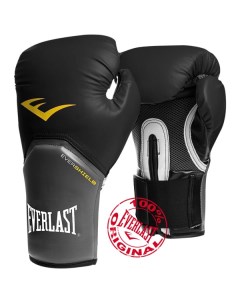 Боксерские перчатки Protyle Elite черные 16 унций Everlast