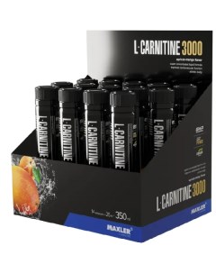 Карнитин L Carnitine 3000 Абрикос манго 14x25мл Maxler