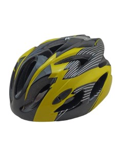 Шлем защитный спортивный FSD HL057 out mold размер M 52 56 см жёлто чёрный 600321 Stels