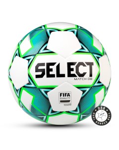 Футбольный мяч Match Db 5 white green black Select