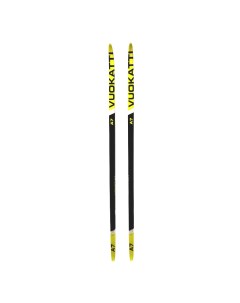 Лыжи беговые 160 см VUOKATTI Wax Black Yellow Novasport