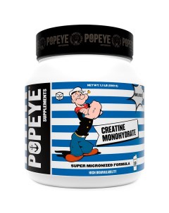 Креатин Creatine Monohydrate 500 грамм без вкуса 500 г unflavored Popeye supplements