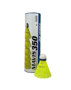 Волан для бадминтона Mavis 350 Middle yellow 6 шт Yonex