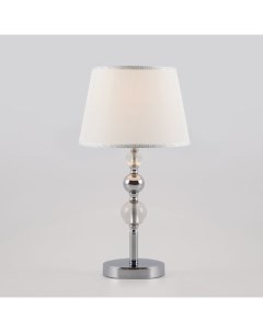 Настольная лампа с абажуром 01071 1 хром Eurosvet
