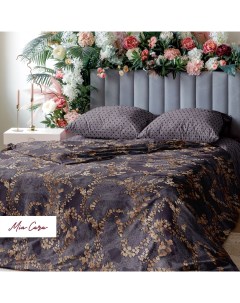 Комплект постельного белья семейный перкаль 50х70 Таинственный сад Mia cara