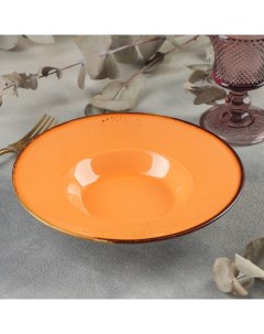 Тарелка для пасты Церера 160 мл d 21 см цвет оранжевый Magistro