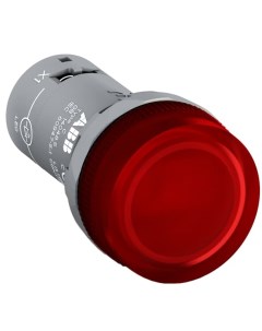 Лампа CL2 520R красная со встроенным светодиодом 220В DC 1SFA619403R5201 Abb