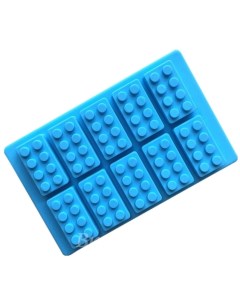 Силиконовая форма Лего крупные детали 10 ячеек Nobrand