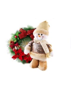 Фигурка декор тканевая Рождественский Гном арт 3307007121 5 Импортные товары(хозтовары)