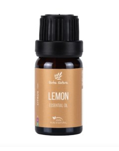 Натуральное эфирное масло Лимон 10 мл Verba natura