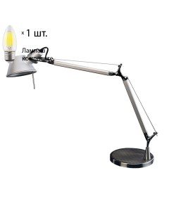 Настольный светильник Legend с лампочкой 1869 1T Lamps E27 Свеча Favourite