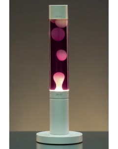 Лава лампа Slim Белая Фиолетовая 39 см Amperia