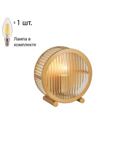Настольная лампа с лампочкой Radiales 3099 1T Lamps E14 Свеча Favourite
