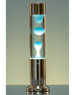Лава лампа Tube Бирюзовая прозрачная 39 см Chrome Amperia