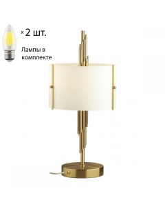 Настольная лампа Odeon Margaret с лампочками 5415 2T Lamps E27 Свеча Odeon light