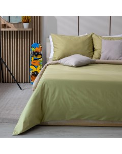 Комплект постельного белья 2 спальный зелёный Respect