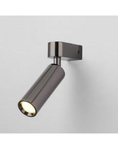 Настенный светодиодный светильник спот Pitch 20143 1 LED титан 4200 К 3 Вт Eurosvet