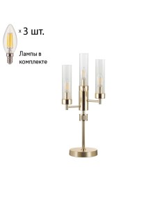 Настольная лампа с лампочками Kamilla 5274 3T Lamps E14 Свеча Lumion
