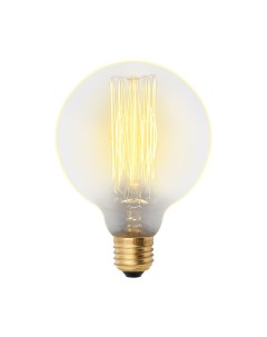 Лампа накаливания Vintage форма шар форма нити VW IL V G80 60 GOLDEN E27 VW01 Uniel