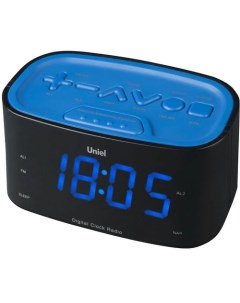 Часы UTR 33BBK часы будильник Uniel