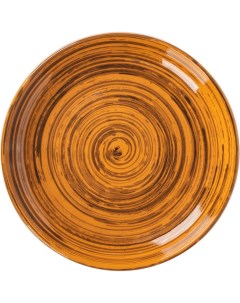 Тарелка мелкая 180х180мм керамика желтый Борисовская керамика