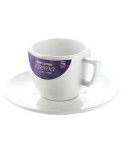 Чашка для эспрессо CREMA с блюдцем 100 мл 387120 Tescoma