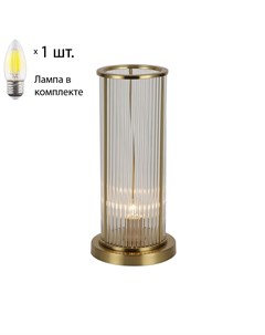 Настольный светильник с лампочкой Wonderland 2907 1T Lamps Е27 Свеча Favourite