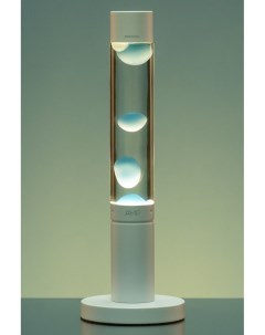 Лава лампа Slim Бирюзовая Прозрачная 39 см Amperia