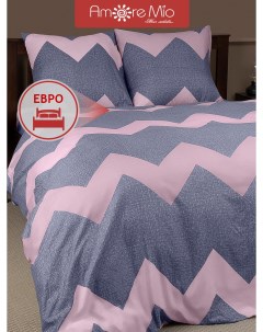 Комплект постельного белья Modern Мако сатин размер Евро Микрофибра Amore mio