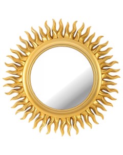 Зеркало настенное swiss home диаметр 47 см цвет золото Lefard