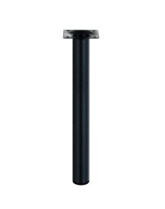 Ножка металлическая круглая нерегулируемая D30х300мм черная 4 шт Tech-krep