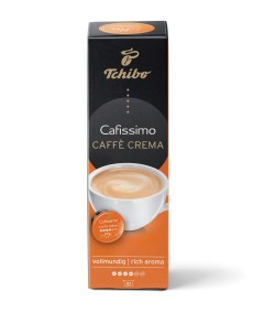 Кофе в капсулах Caffe Crema Vollmunding 10 штук Tchibo